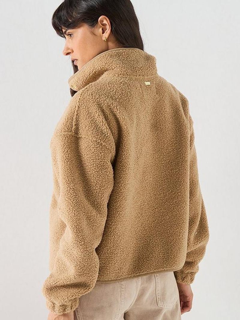 Barbour Women's Mabel Fleece in Warm Trench-4