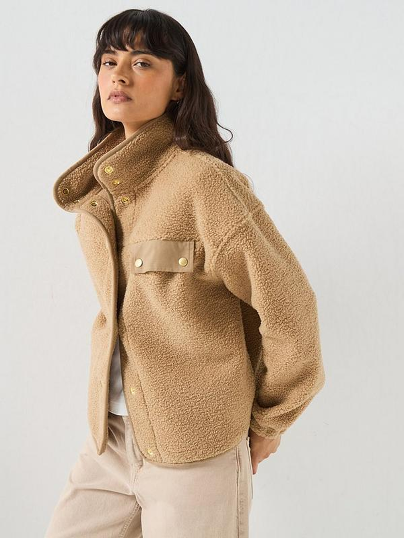 Barbour Women's Mabel Fleece in Warm Trench-2