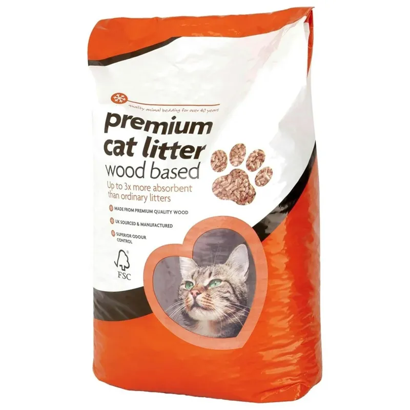 Snowflake Wood Pellet Cat Litter