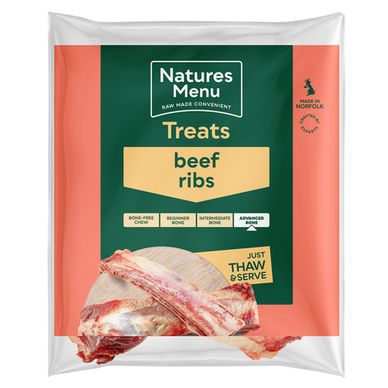 Natures Menu Raw Frozen Beef Ribs