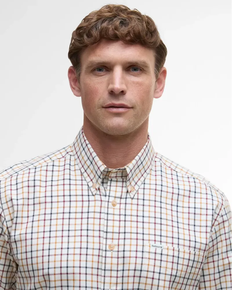 Barbour Men's Tattersall Sporting Shirt Copper-2