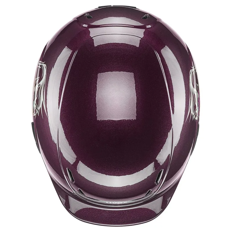  UVEX Kiddox Dekor Shiny Burgundy Flower-2