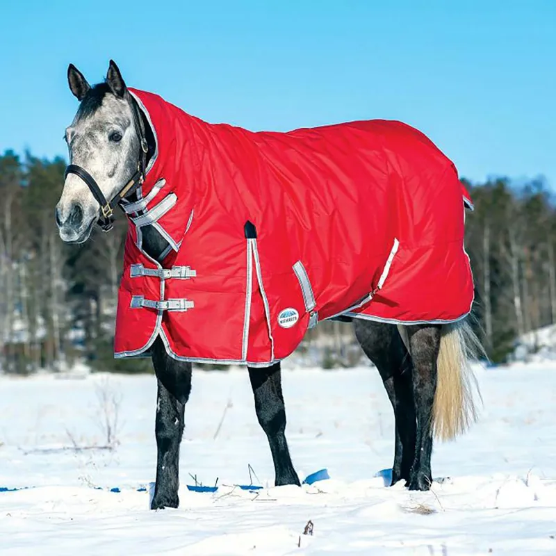 Weatherbeeta Classic Combo Heavy 300g Turnout Rug Red/Silver