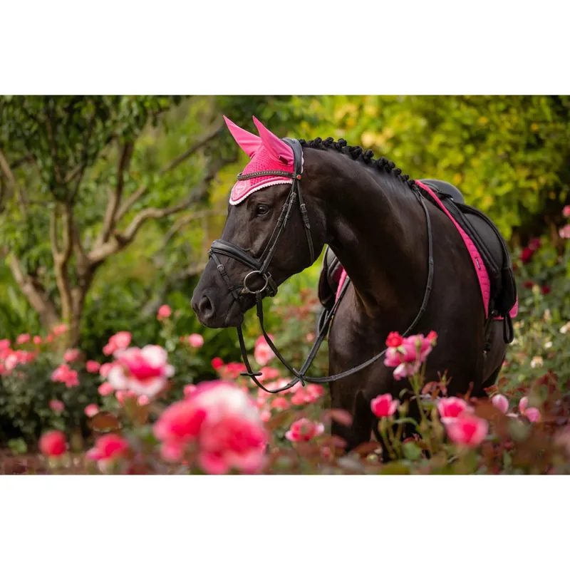 LeMieux Classic Fly Hood in Watermelon -1