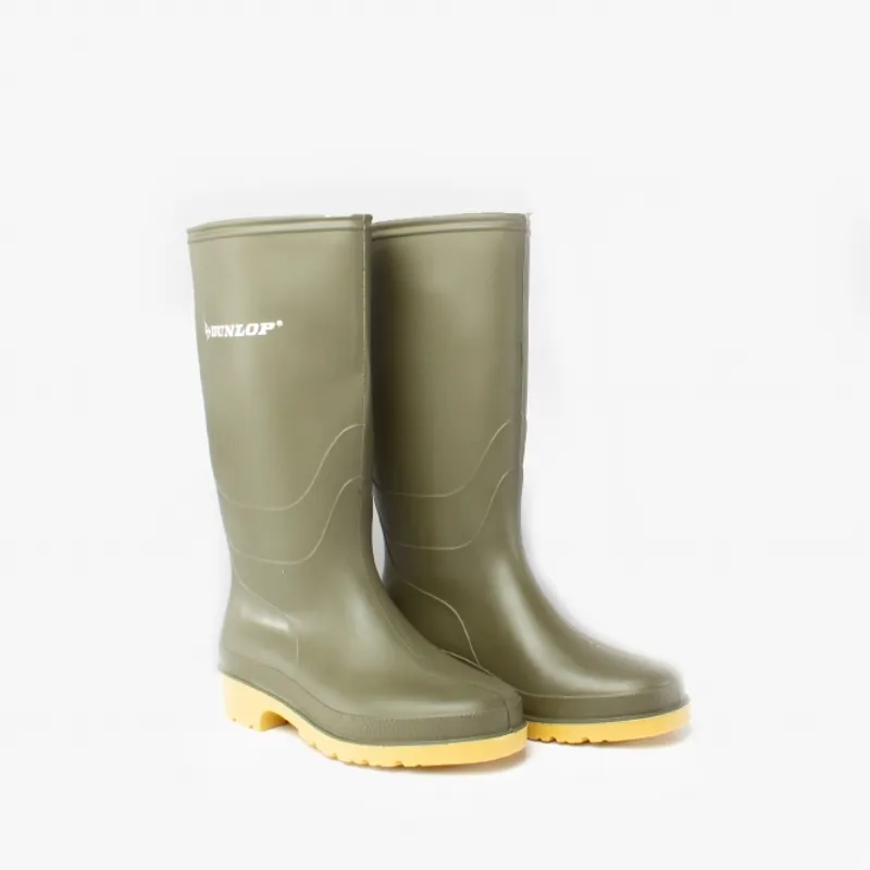 Dunlop Junior Wellington Boots in Green