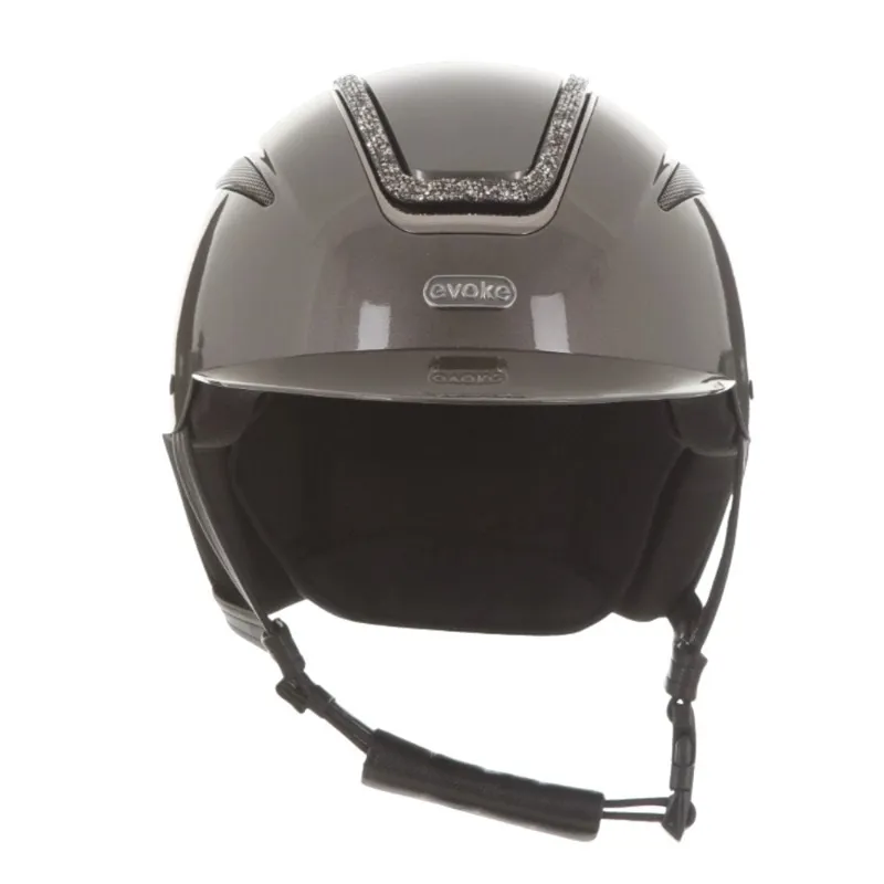 Evoke Callisto Wide Peak Metallic Graphite with Marcasite Crystal Frame-1