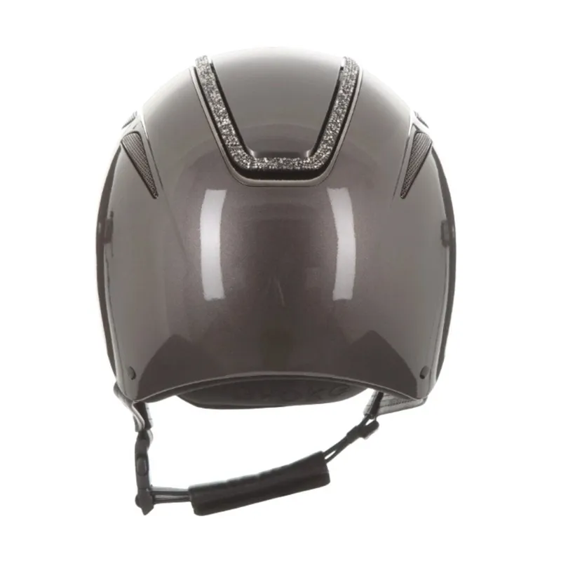 Evoke Callisto Wide Peak Metallic Graphite with Marcasite Crystal Frame-2