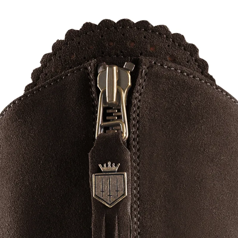 Fairfax and Favor Heeled Regina Boot in Chocolate Size UK4 EU37-4