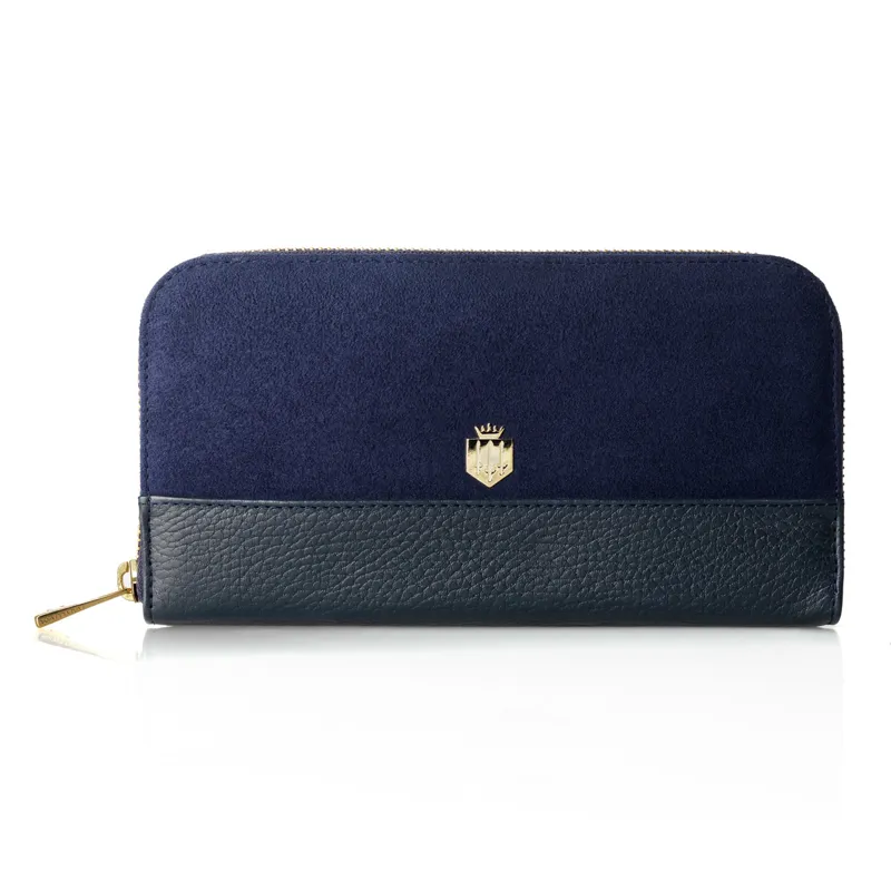 Fairfax and Favor Salisbury Purse Tan and Navy