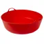Red Gorilla Tub Large Shallow 35 Litres Red