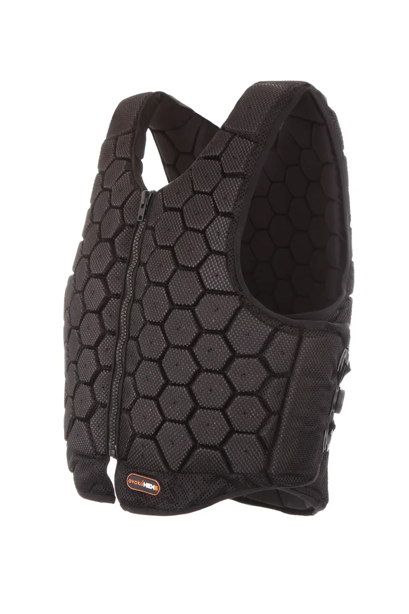 Evoke HEX6 Young Rider Body Protector Black-1