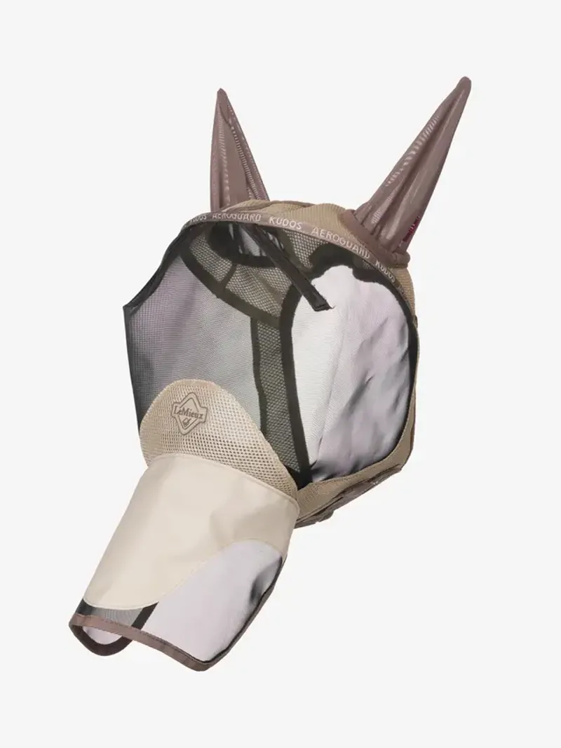 LeMieux Kudos AeroGuard Full Fly Mask Pecan
