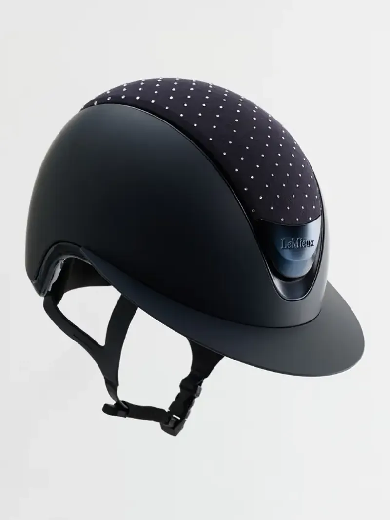 LeMieux Verv Panel Swarovski Navy-1