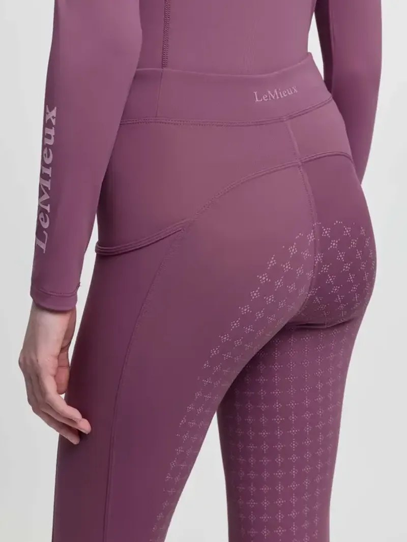 LeMieux Young Rider Orla Pull On Breeches in Mallow-5