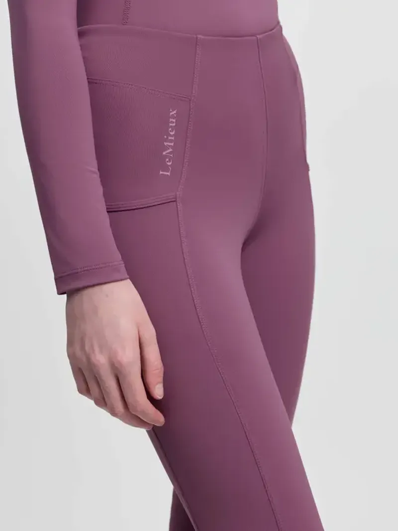 LeMieux Young Rider Orla Pull On Breeches in Mallow-4