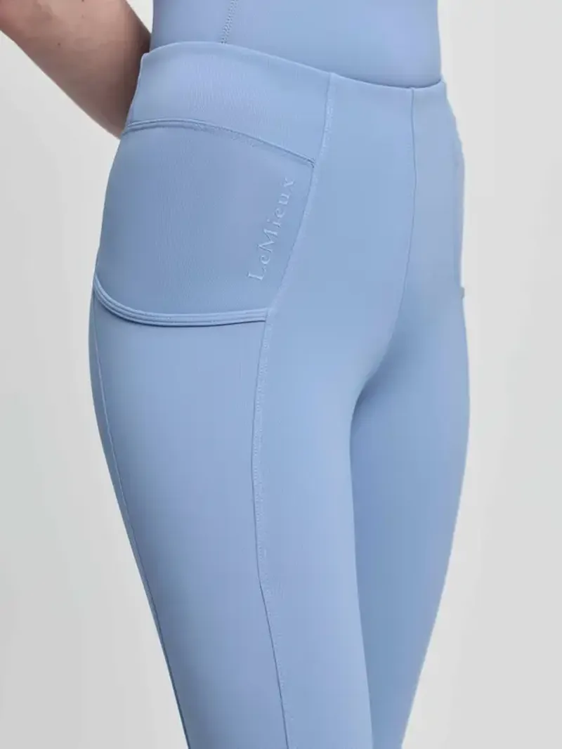 LeMieux Young Rider Orla Pull On Breeches in Powder Blue-4
