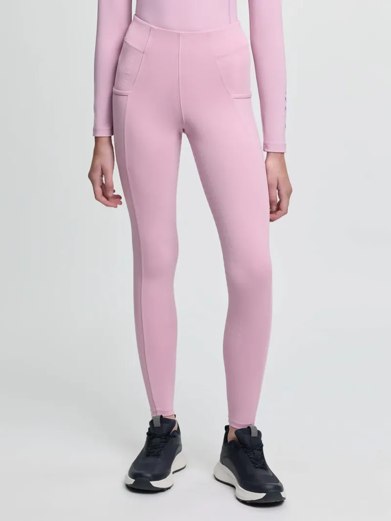 LeMieux Young Rider Orla Pull On Breeches in Fondant-3