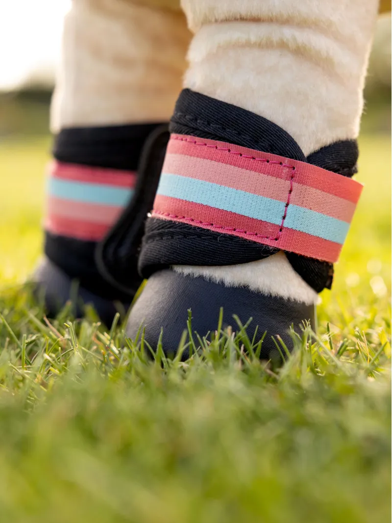 LeMieux Harlow Toy Pony Grafter Boots Coral Crush-1