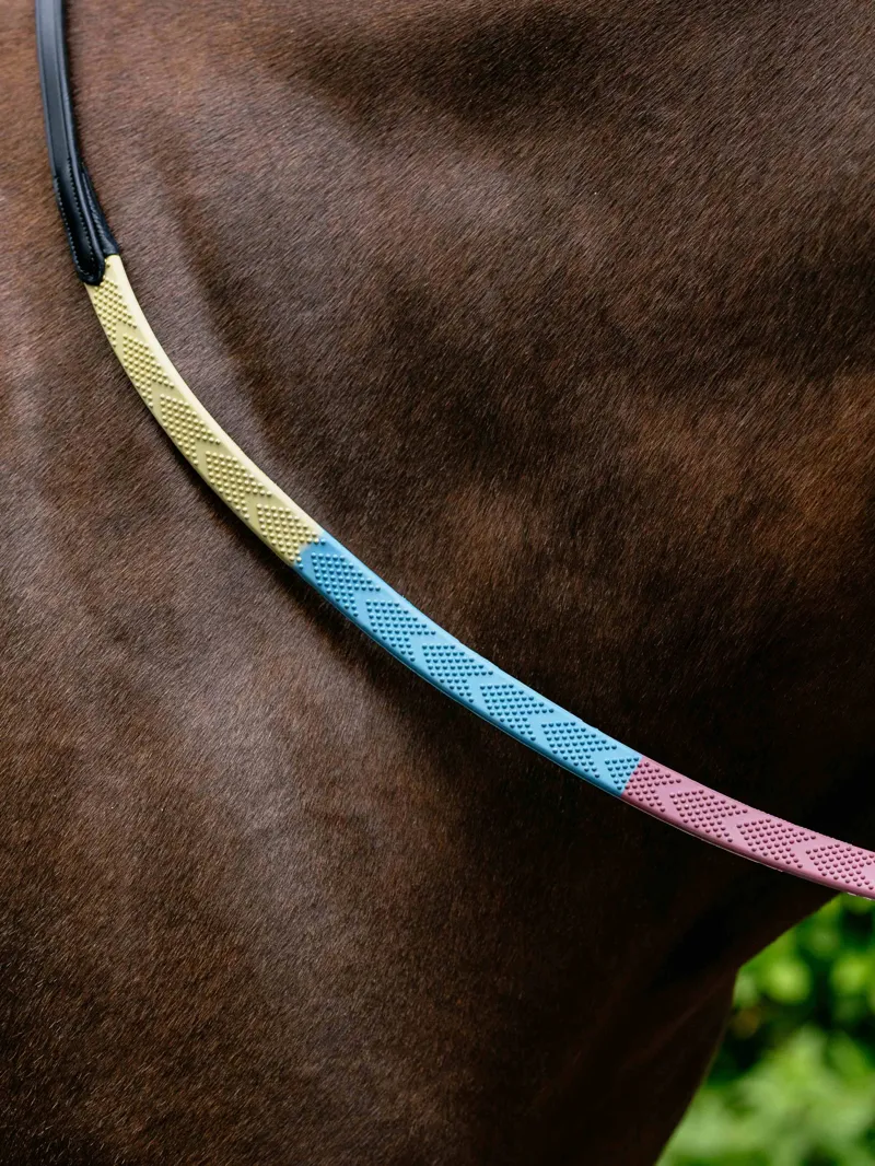 LeMieux Versa Grip Reins Spring Pastels-1