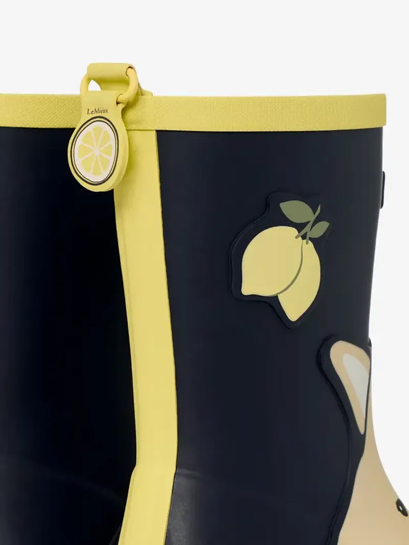 LeMieux Splash Welly Lemon-4