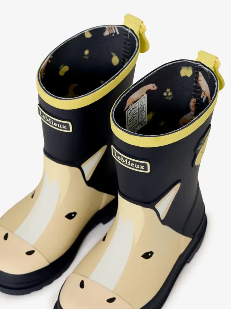 LeMieux Splash Welly Lemon-3
