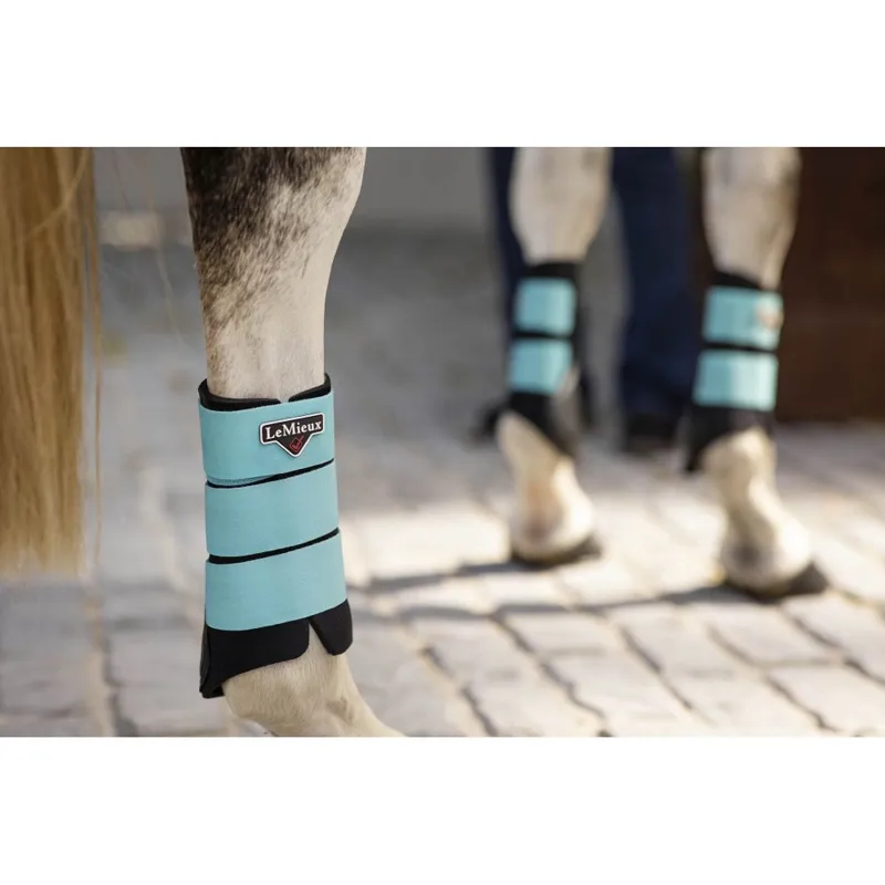 LeMieux Grafter Brushing Boot Azure-5