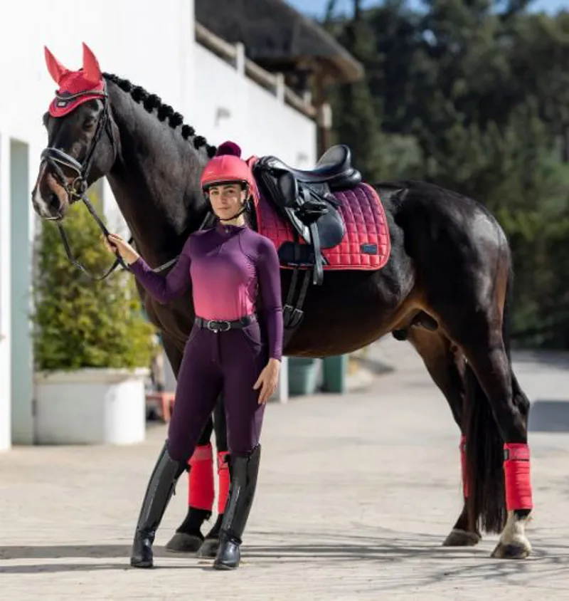 LeMieux Spectrum Dressage Square Papaya Small-Medium-1