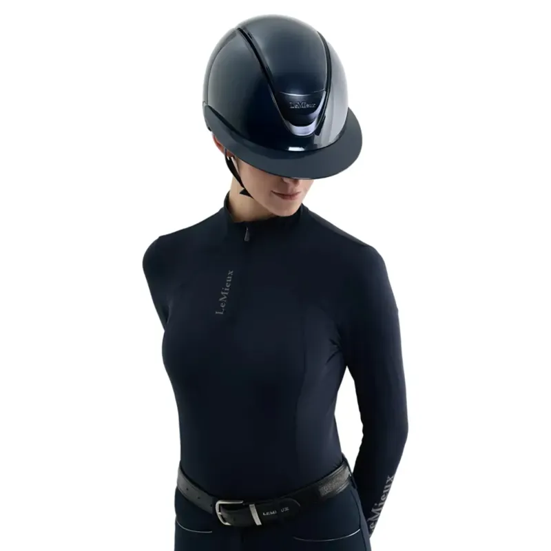 LeMieux Verv Competition Helmet Gloss Navy-2