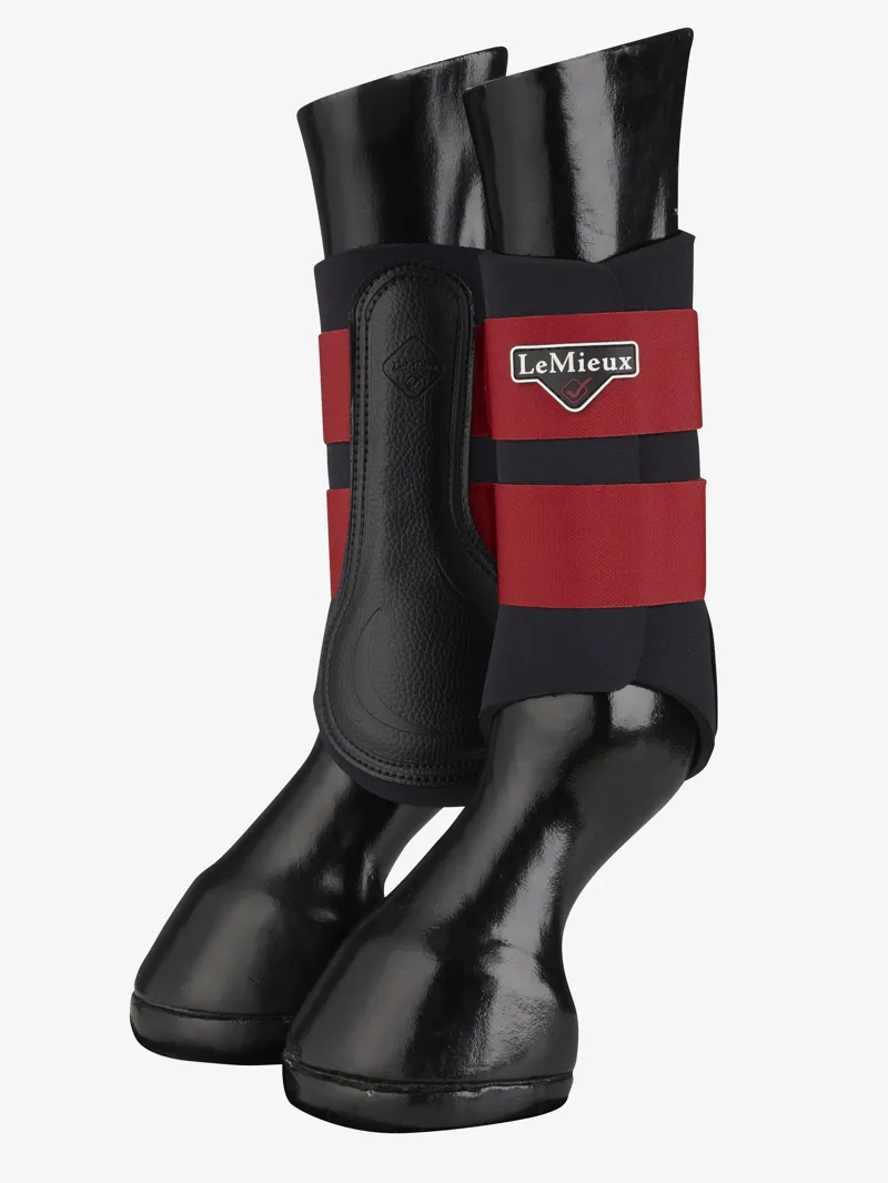 LeMieux Grafter Brushing Boot Chilli