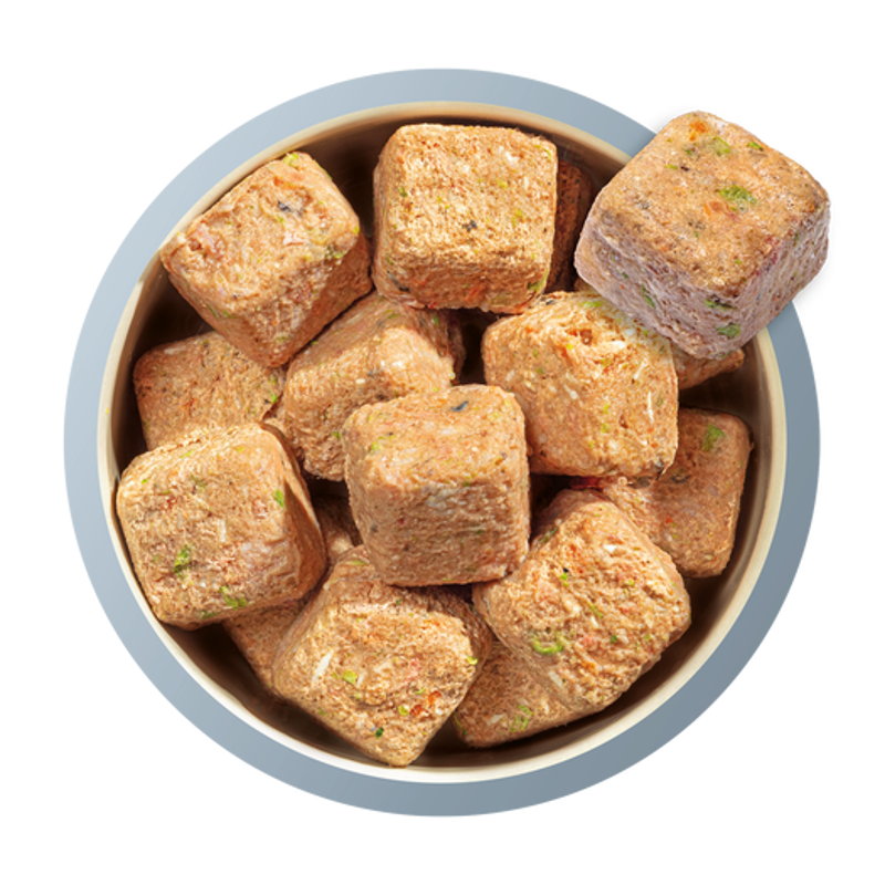 Nature's Menu Complete and Balanced Raw Frozen 60% Chicken and Fish Nuggets 1kg-1