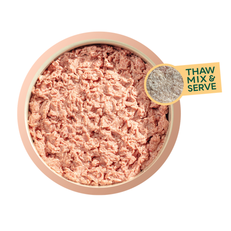 Natures Menu Raw Frozen 100% Chicken and Rabbit Block 400g-2