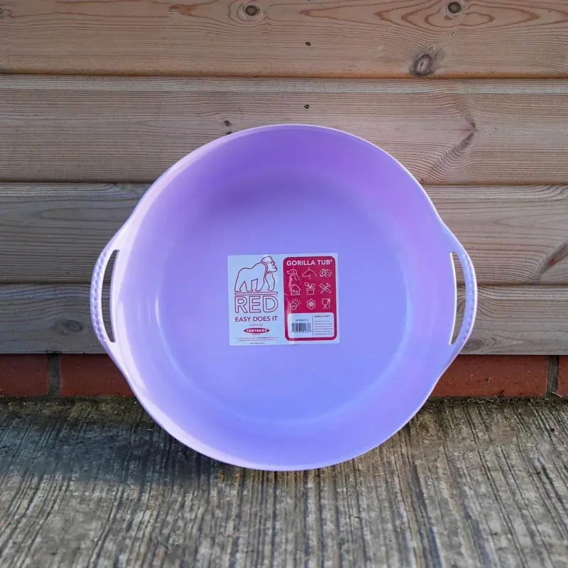 Small Shallow Gorilla Tub 15L Soft Purple -1