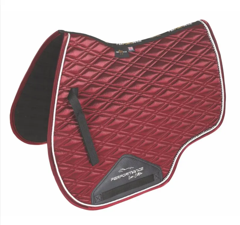 Arma Euro Cut Luxe Saddlecloth Red 