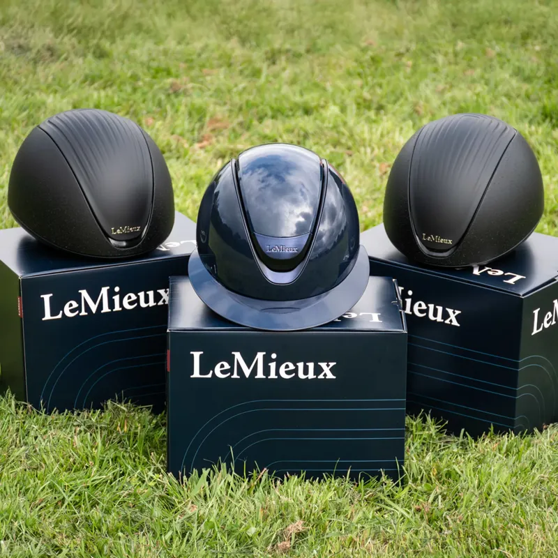 LeMieux Verv Competition Helmet Small Gloss Navy-4