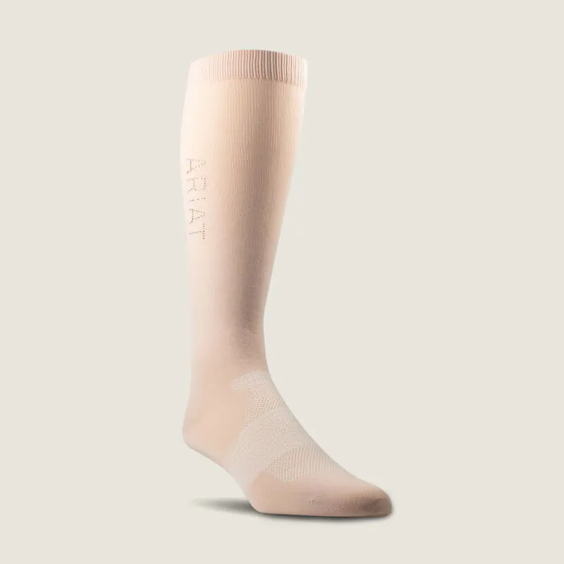 Ariat Womens Tek Radient Socks in Sepia Rose