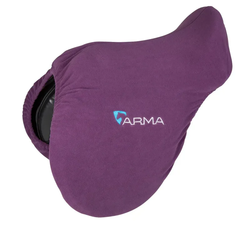 ARMA Fleece Saddle Cover in Plum