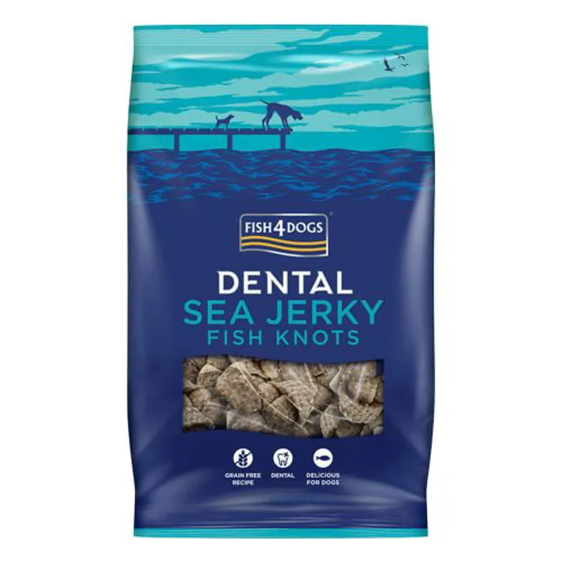 Fish4Dogs Sea Jerky Fish Knot Chew