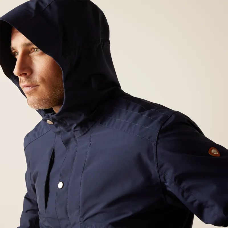 Ariat Mens Atherton Waterproof Breathable Jacket Navy-1