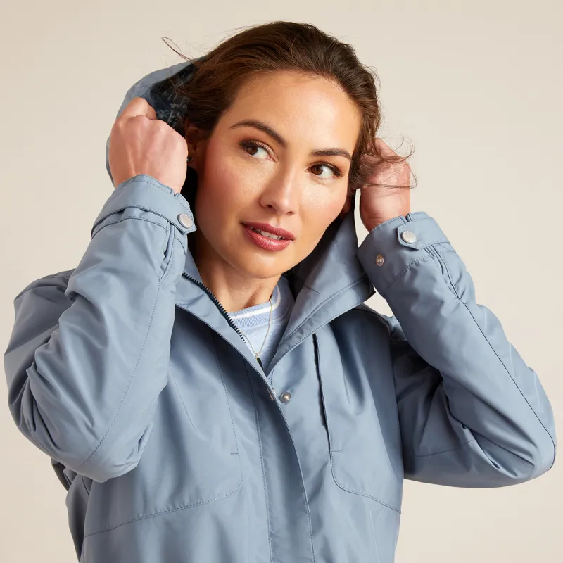 Ariat Womens Artherton Waterproof Jacket Bluefin-3
