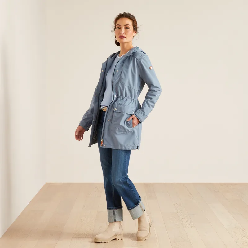 Ariat Womens Artherton Waterproof Jacket Bluefin-1