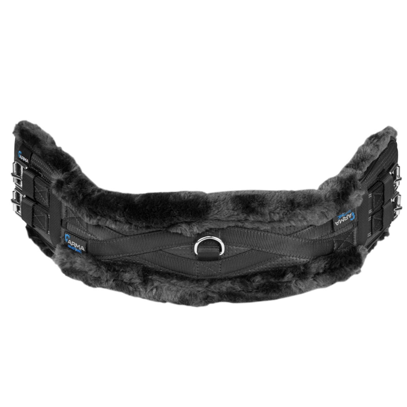 Performance SupaFleece Dressage Girth Black-1