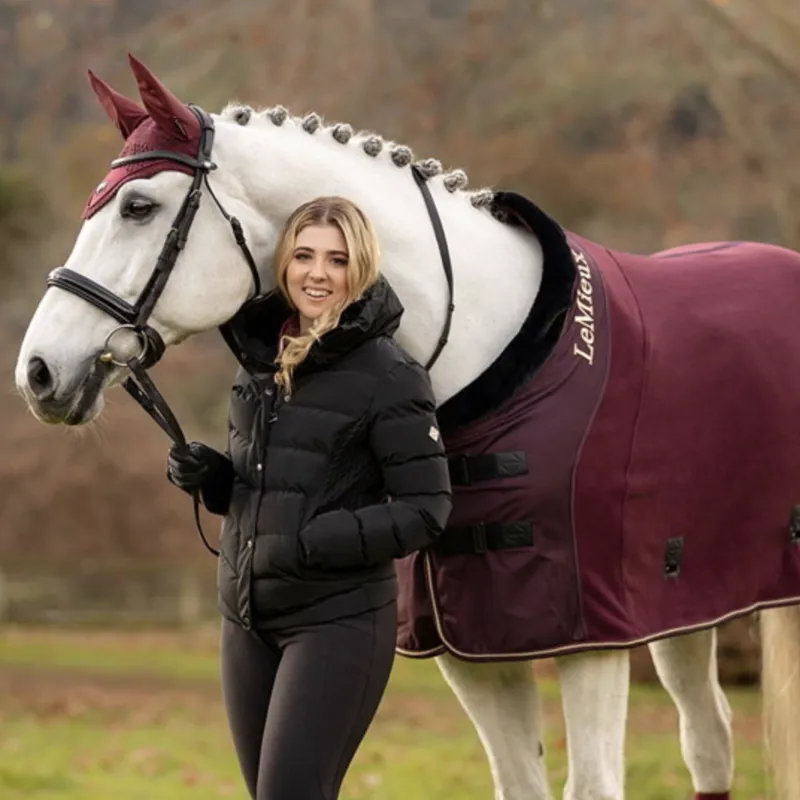 LeMieux Fleece Rug - Rioja/Black