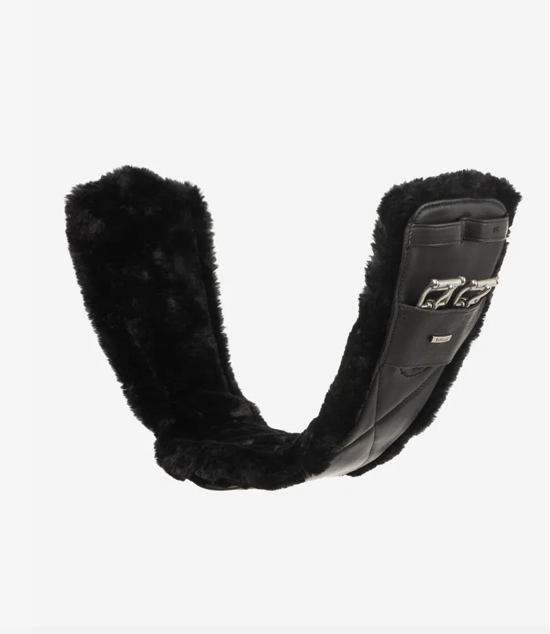 Arika Simuwool Contoured Dressage Girth Black