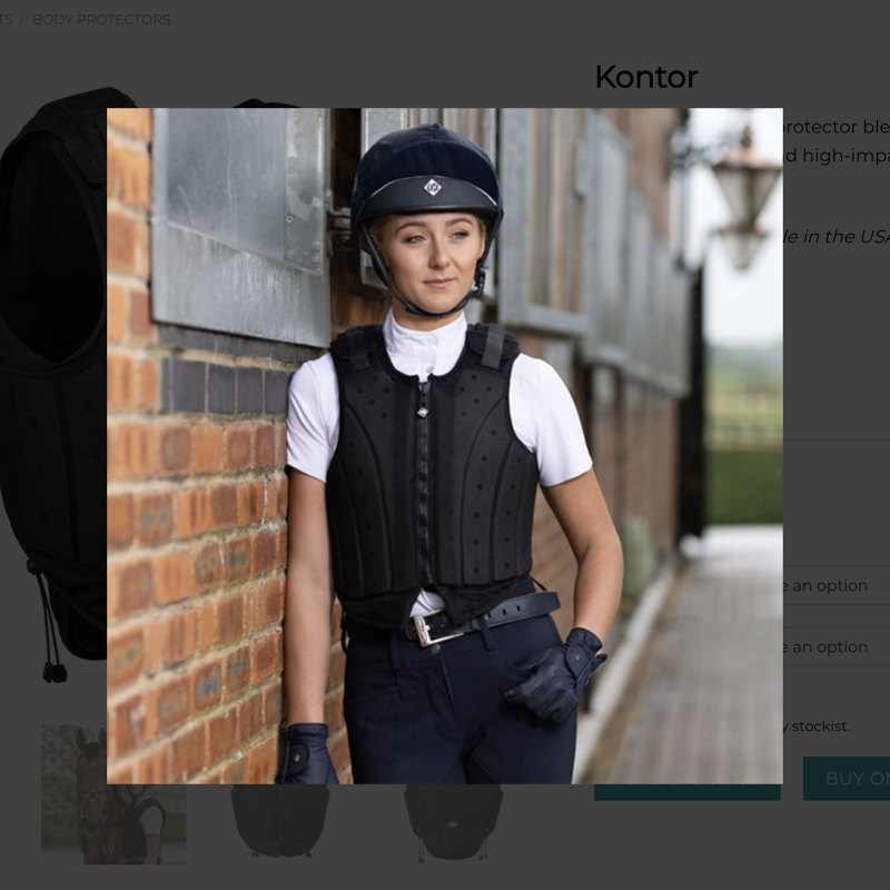 Charles Owen Adults Kontor Body Protector-4