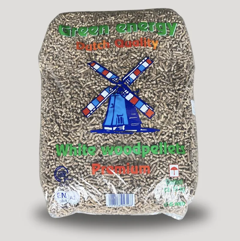 Green Energy Dutch Quality Premium White Wood Pellets 15kg