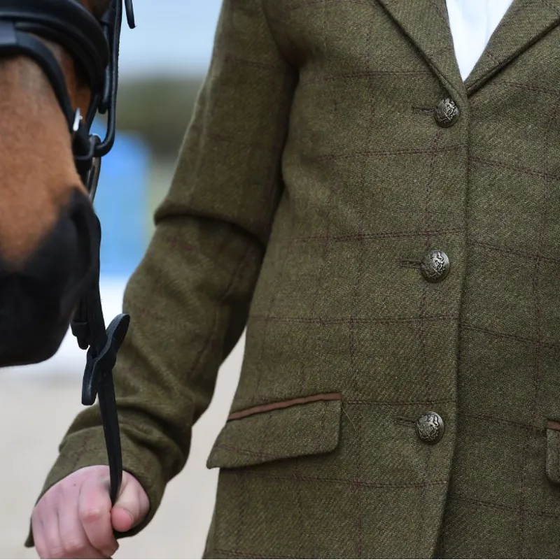 Dublin Childs Albany Tweed Jacket Brown-2